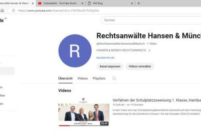 Verfahren der Schulplatzzuweisung erklärt auf Youtube
