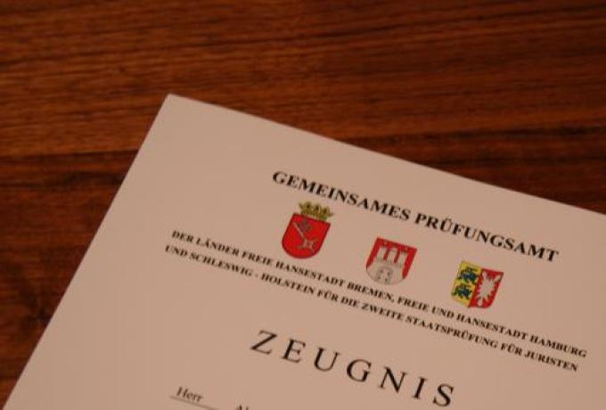 Erfolg Zweites Staatsexamen Berlin